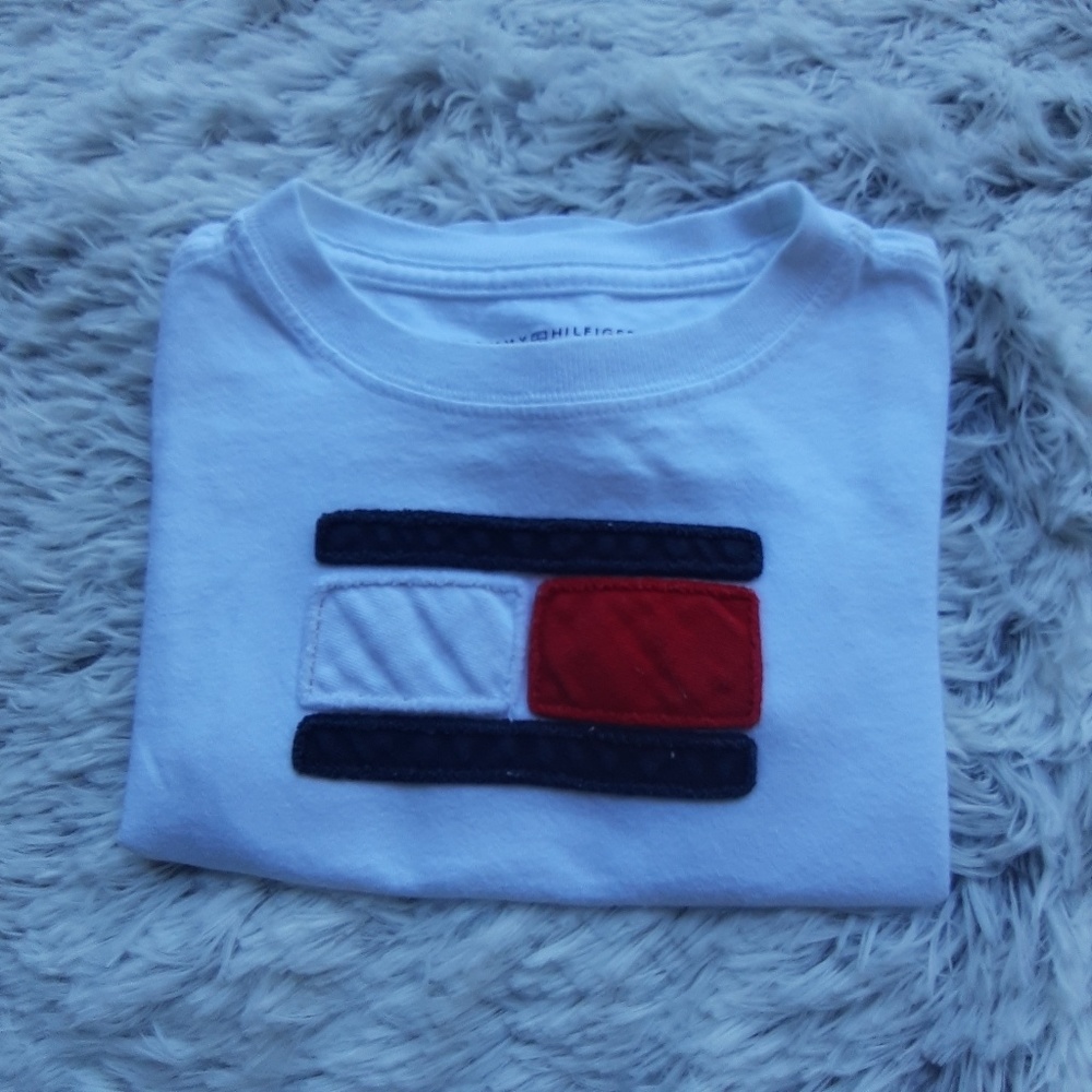 Tommy Hilfiger Child White T-Shirt SZ 18M